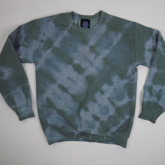 vintage dyed crewneck pullover sweater ombre - Picture 1 of 6